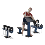 Street Barbell Standart 7.34 - Dumbbell Set