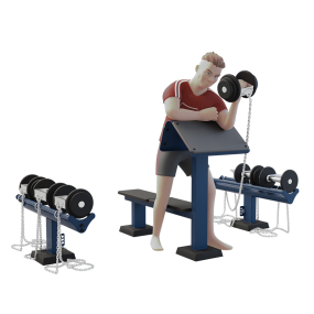 Street Barbell Standart 7.34 - Dumbbell Set